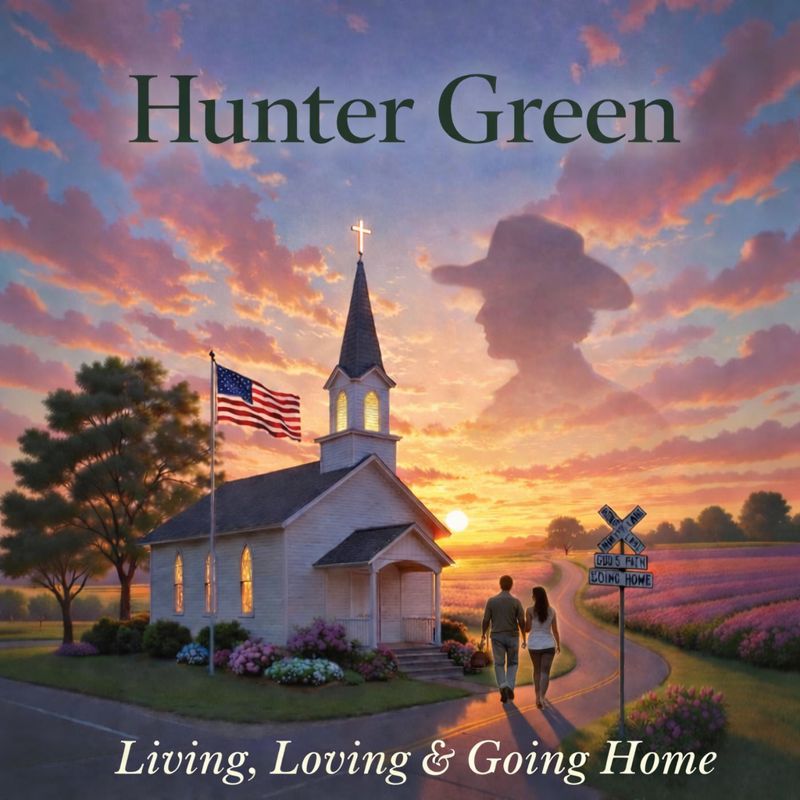 Hunter Green — Living, Loving & Going Home (Album Cover)